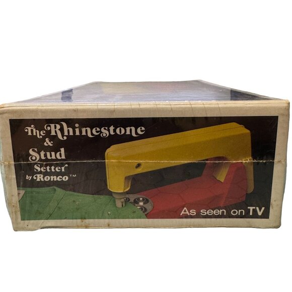 Vintage The Rhinestone & Stud Setter by Ronco 1974 USA SEALED Bedazzle Fun Kit - Picture 6 of 7